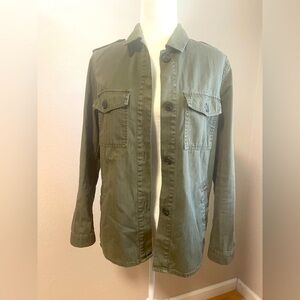 Classic Military Field Jacket in Olive